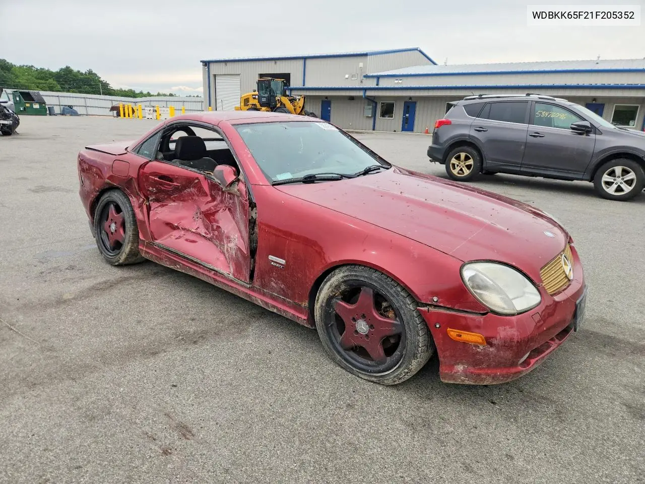 2001 Mercedes-Benz Slk 320 VIN: WDBKK65F21F205352 Lot: 58243746