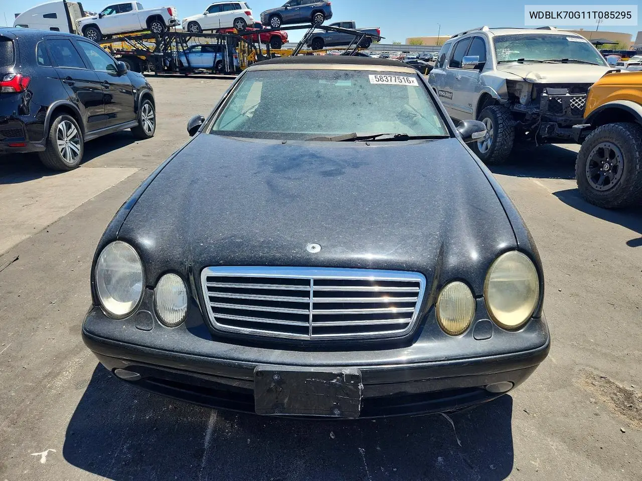 2001 Mercedes-Benz Clk 430 VIN: WDBLK70G11T085295 Lot: 58377516