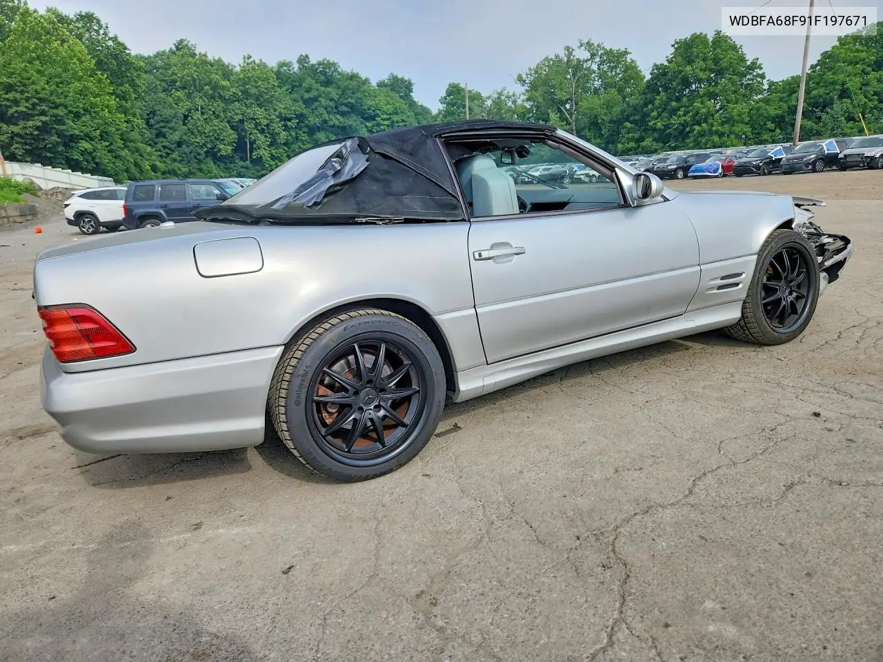 2001 Mercedes-Benz Sl 500 VIN: WDBFA68F91F197671 Lot: 60939806