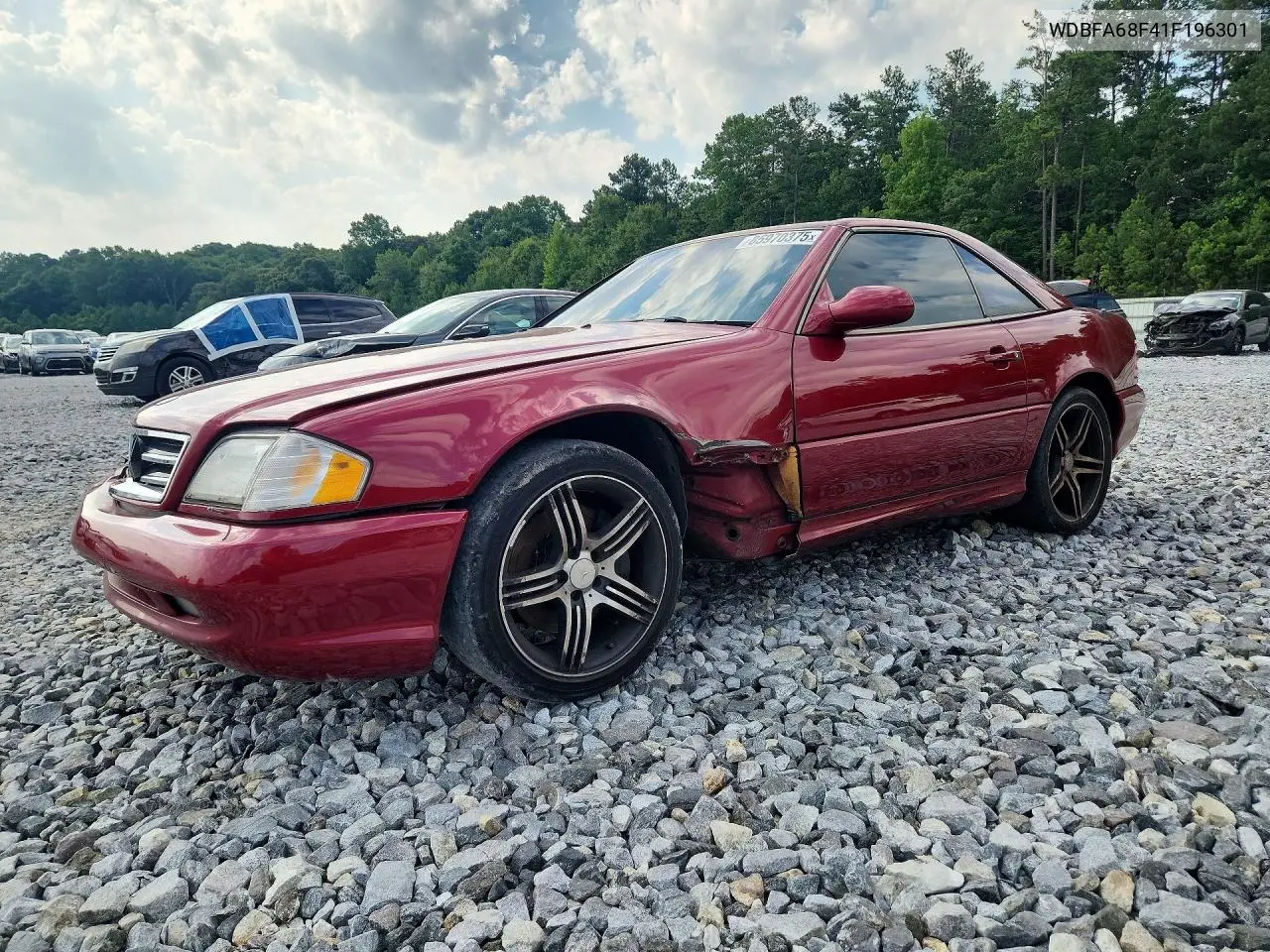 2001 Mercedes-Benz Sl 500 VIN: WDBFA68F41F196301 Lot: 85970375