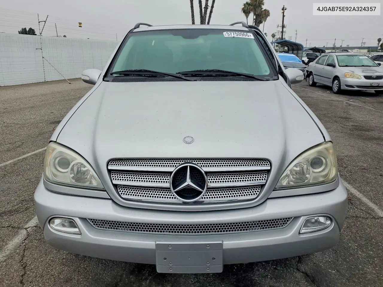 2002 Mercedes-Benz Ml 500 VIN: 4JGAB75E92A324357 Lot: 57750966