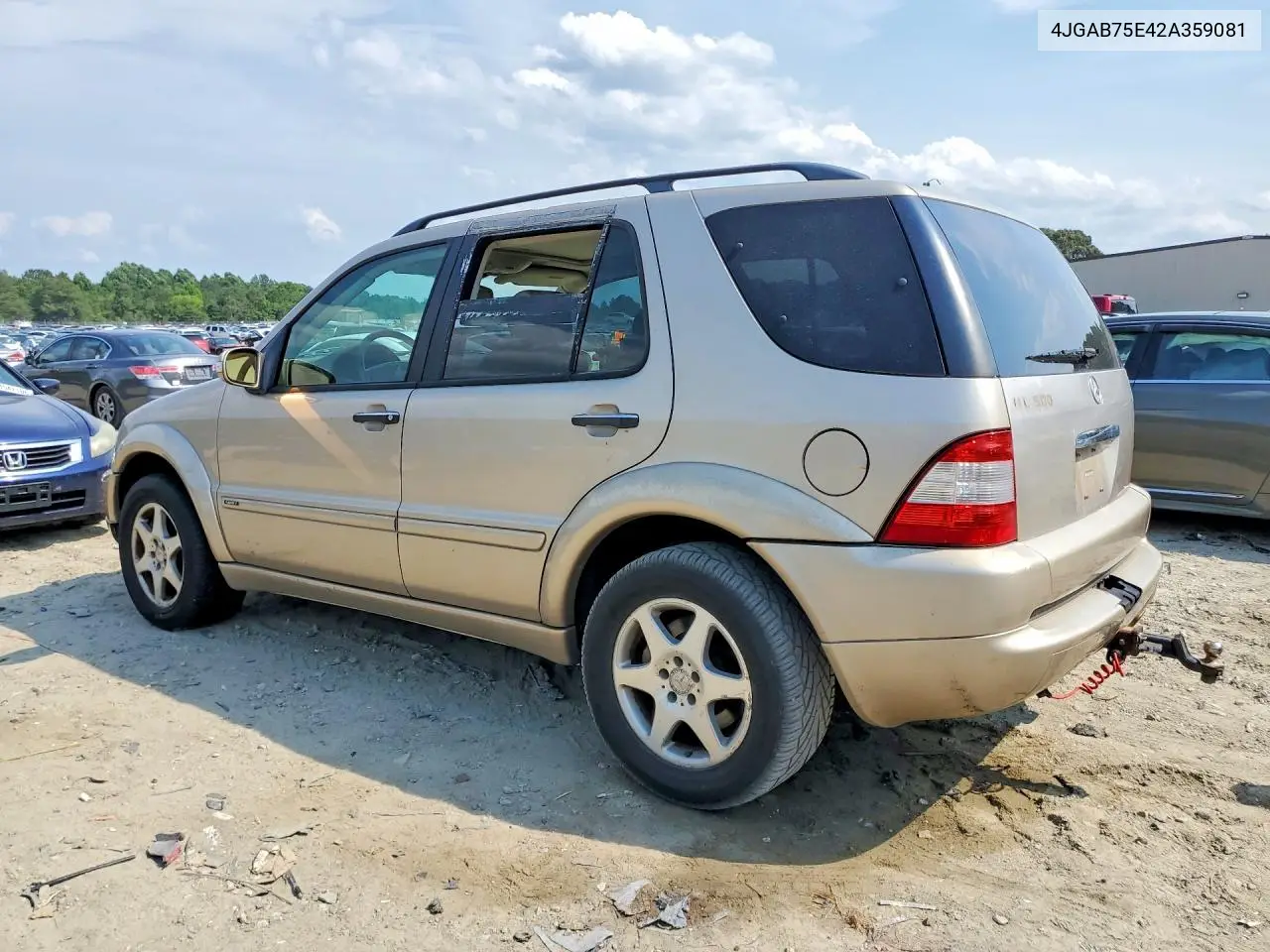 2002 Mercedes-Benz Ml 500 VIN: 4JGAB75E42A359081 Lot: 58542446