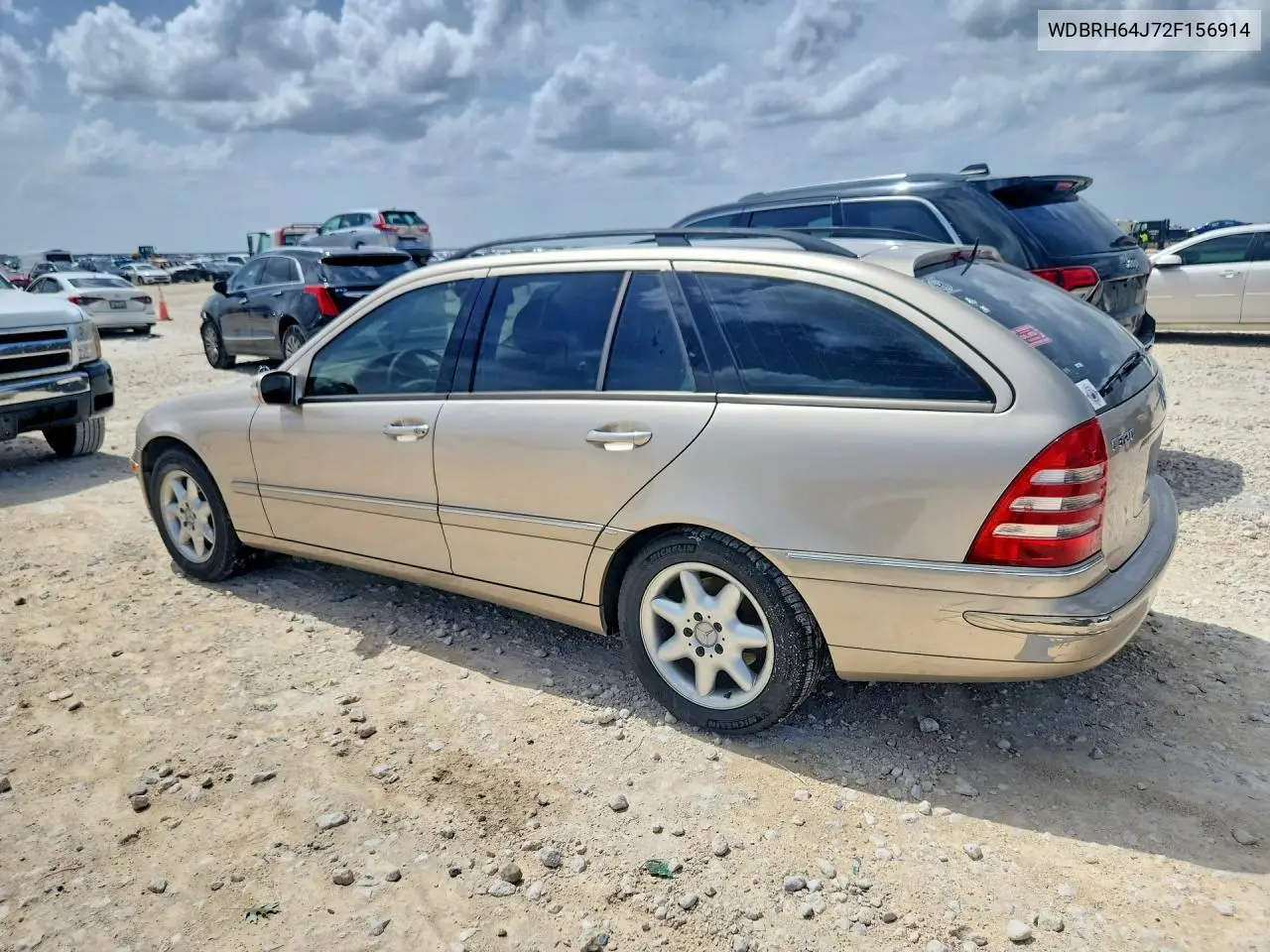 2002 Mercedes-Benz C 320 VIN: WDBRH64J72F156914 Lot: 59902116