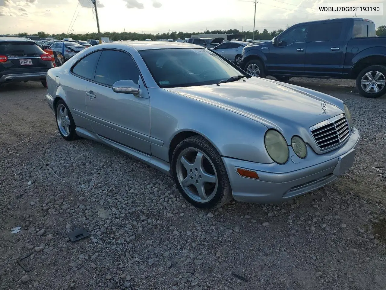 2002 Mercedes-Benz Clk 430 VIN: WDBLJ70G82F193190 Lot: 60454796