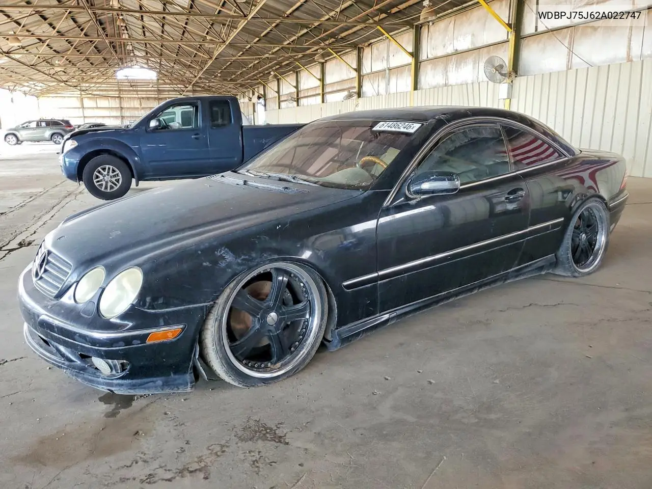 2002 Mercedes-Benz Cl 500 VIN: WDBPJ75J62A022747 Lot: 61486246