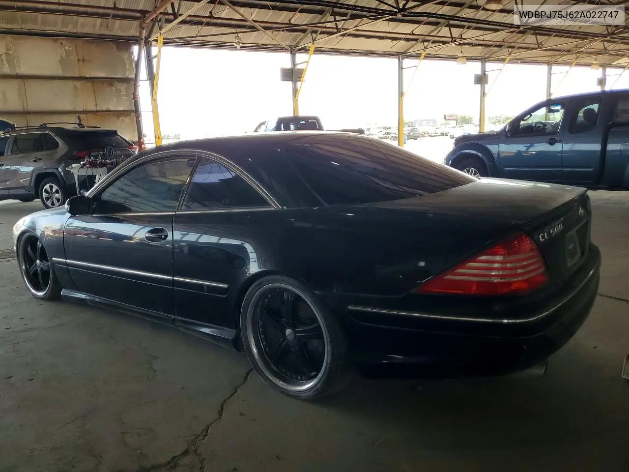 2002 Mercedes-Benz Cl 500 VIN: WDBPJ75J62A022747 Lot: 61486246