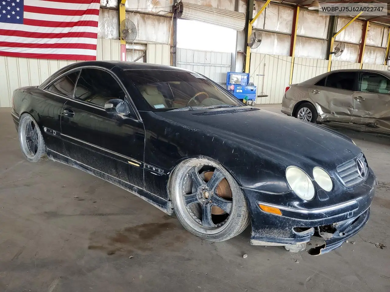 2002 Mercedes-Benz Cl 500 VIN: WDBPJ75J62A022747 Lot: 61486246