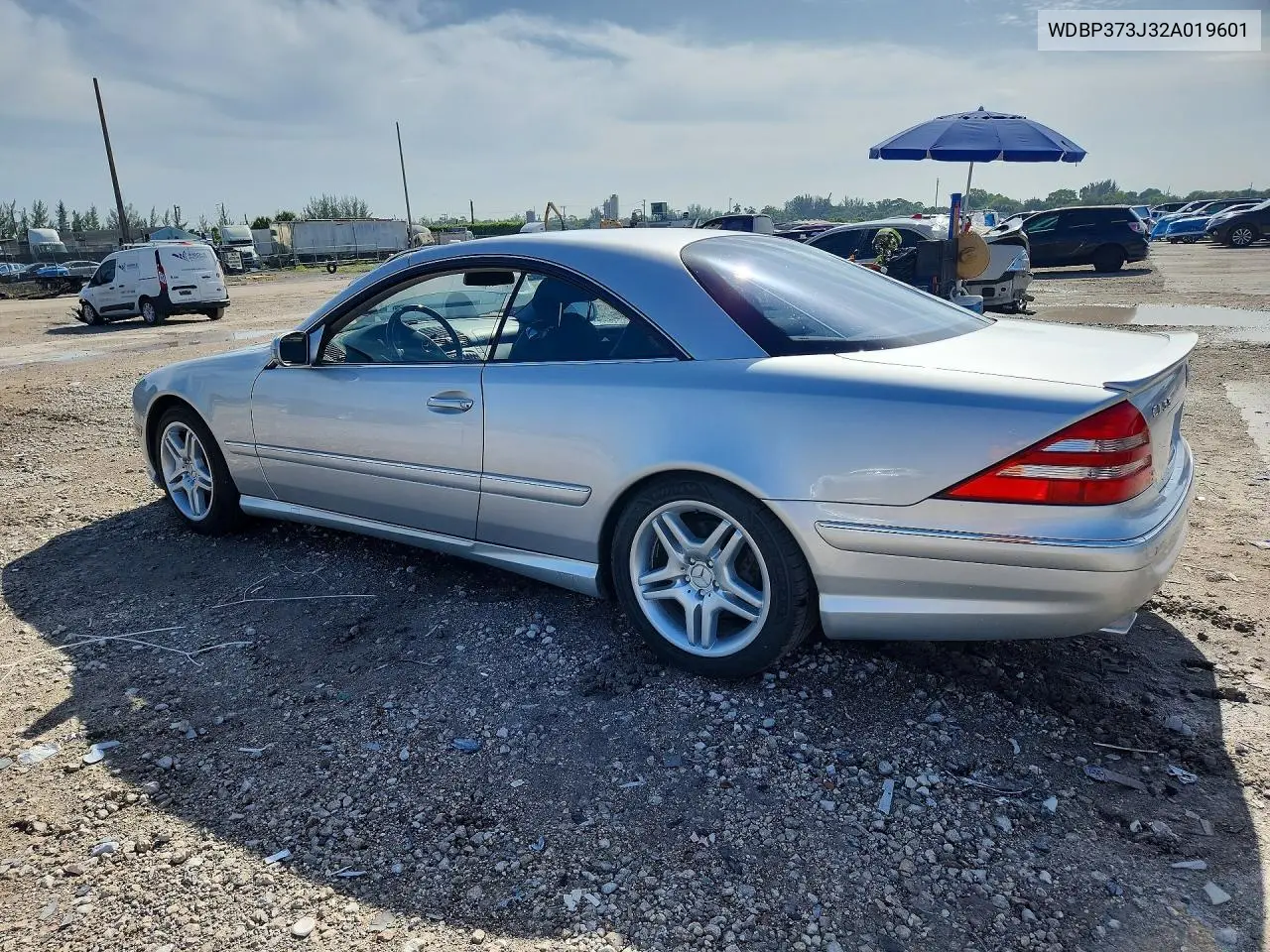 2002 Mercedes-Benz Cl-Class VIN: WDBPJ73J32A019601 Lot: 61673946