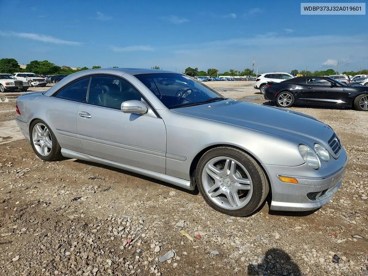 2002 Mercedes-Benz Cl-Class VIN: WDBPJ73J32A019601 Lot: 61673946