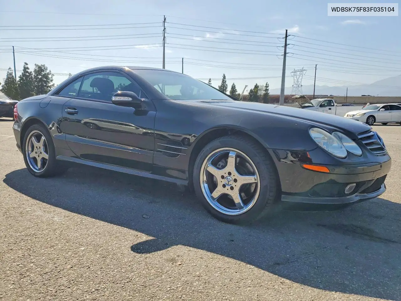 2003 Mercedes-Benz Sl 500R VIN: WDBSK75F83F035104 Lot: 53424926