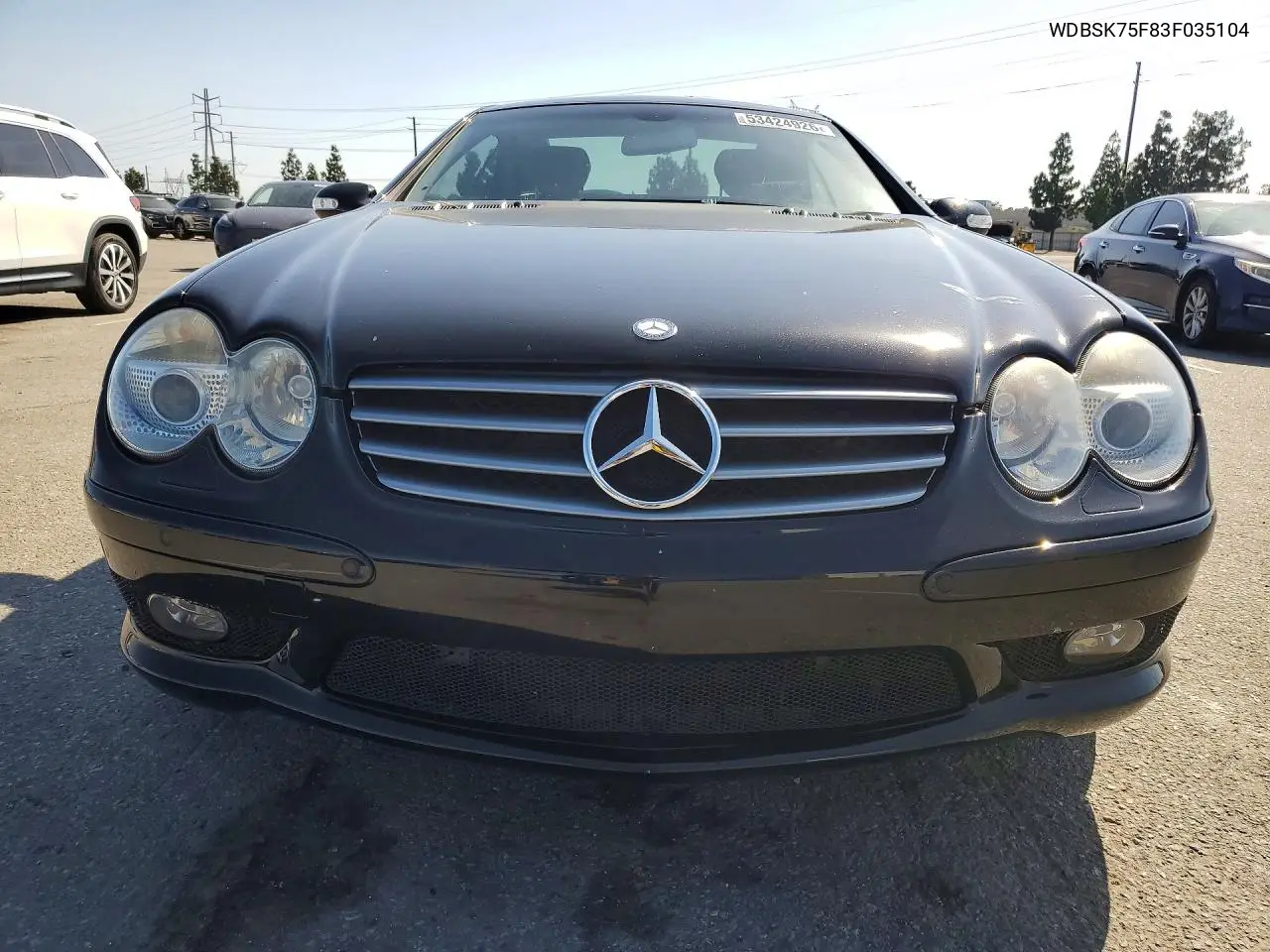 2003 Mercedes-Benz Sl 500R VIN: WDBSK75F83F035104 Lot: 53424926