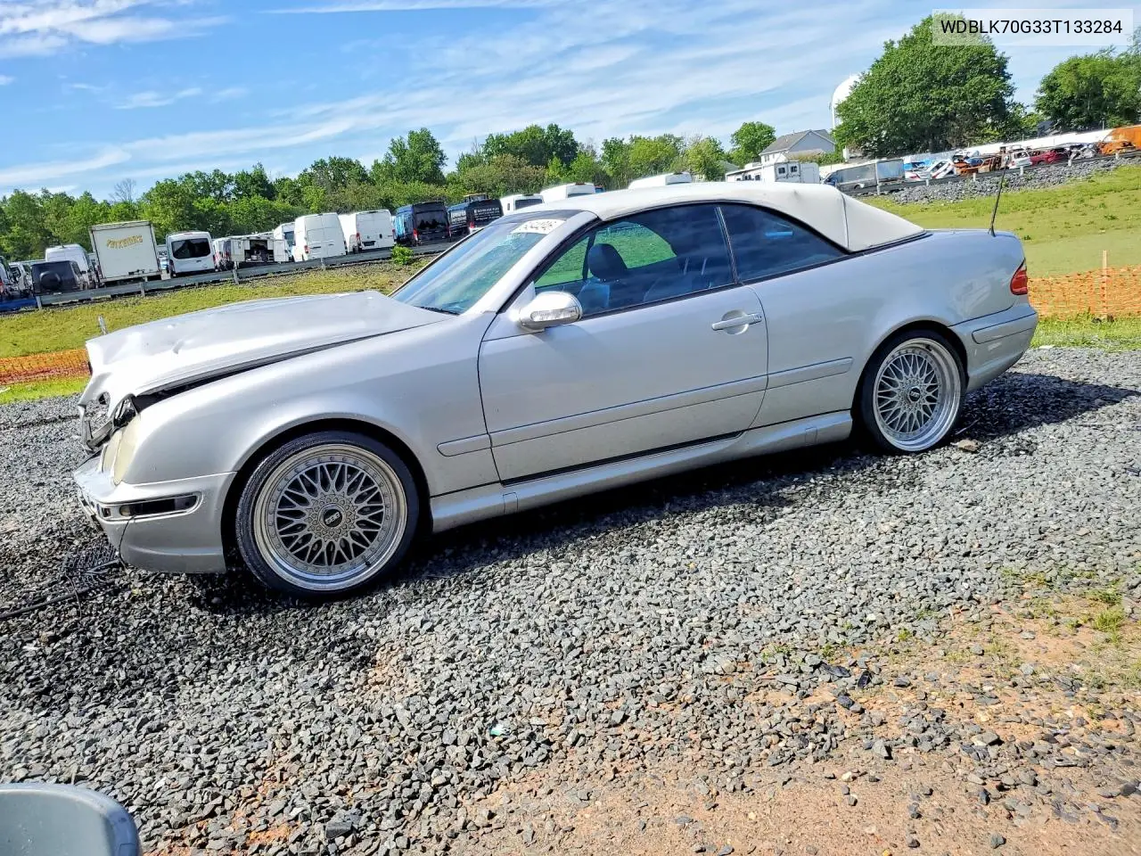 2003 Mercedes-Benz Clk 430 VIN: WDBLK70G33T133284 Lot: 54944046