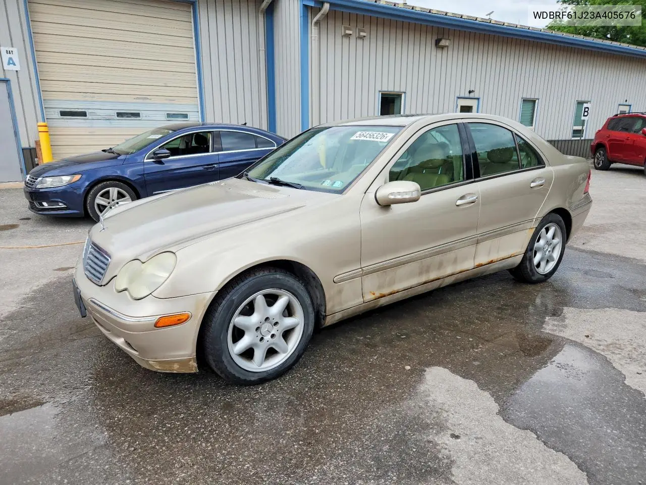 2003 Mercedes-Benz C 240 VIN: WDBRF61J23A405676 Lot: 56456326
