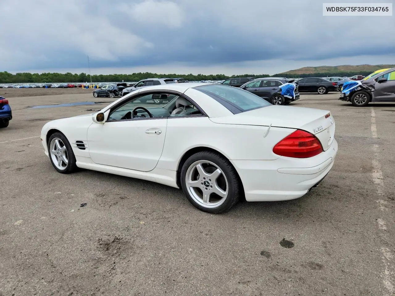 2003 Mercedes-Benz Sl 500R VIN: WDBSK75F33F034765 Lot: 58818416