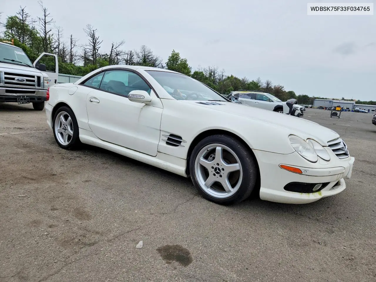 2003 Mercedes-Benz Sl 500R VIN: WDBSK75F33F034765 Lot: 58818416