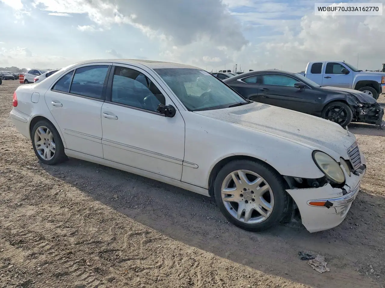 2003 Mercedes-Benz E 500 VIN: WDBUF70J33A162770 Lot: 59671206