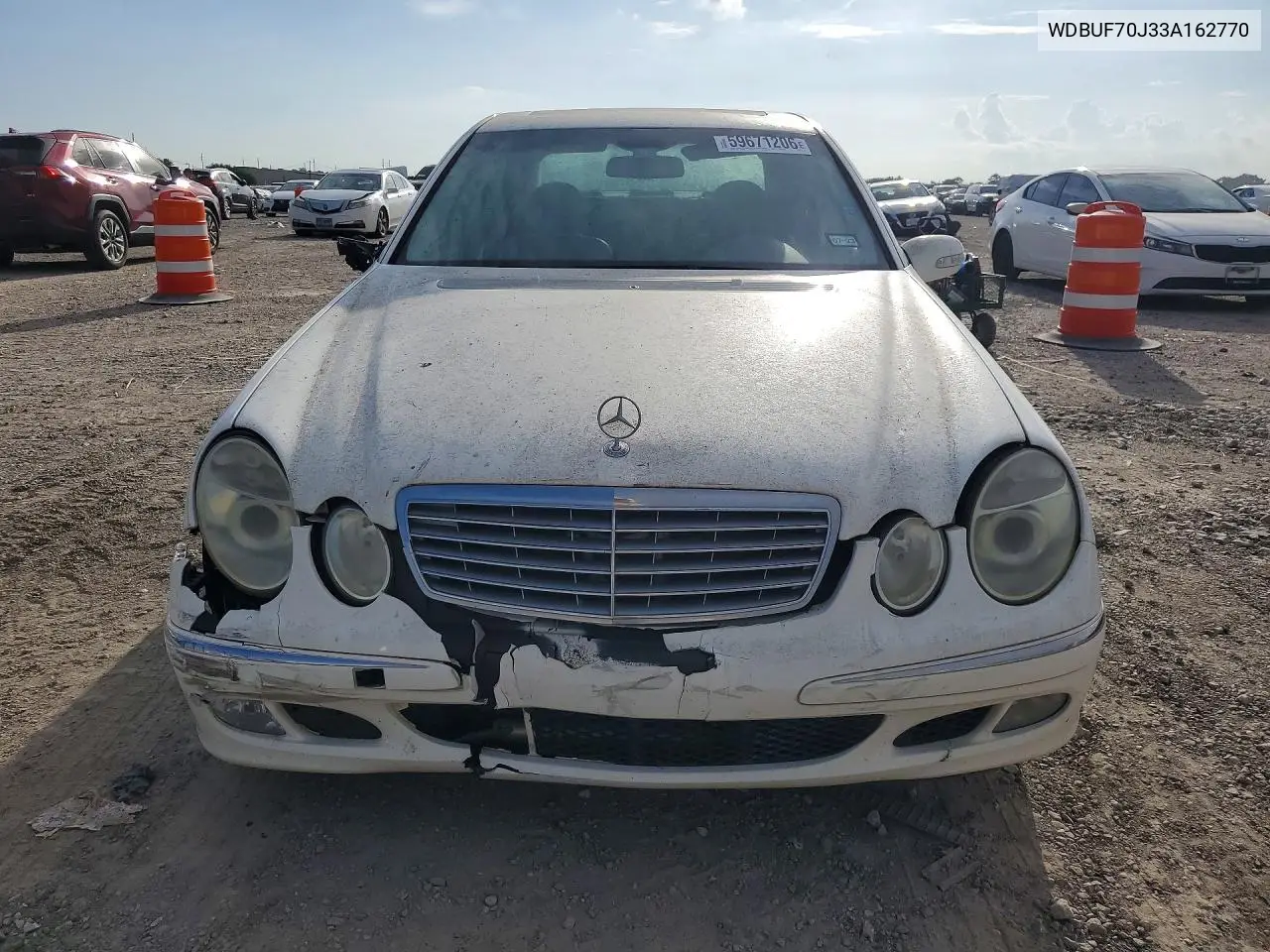 2003 Mercedes-Benz E 500 VIN: WDBUF70J33A162770 Lot: 59671206