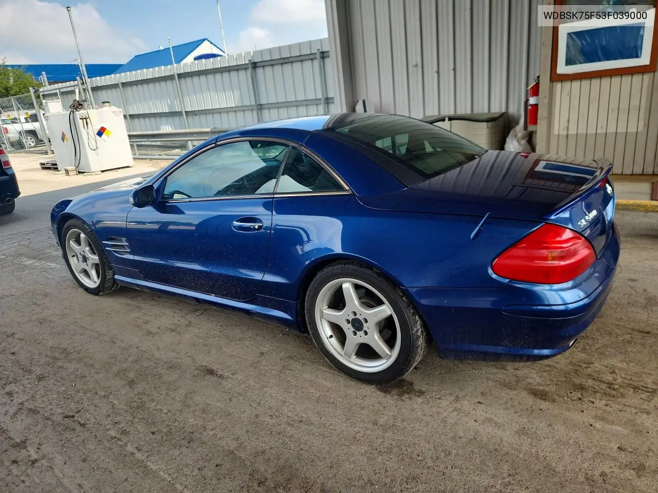 2003 Mercedes-Benz Sl 500R VIN: WDBSK75F53F039000 Lot: 60502046