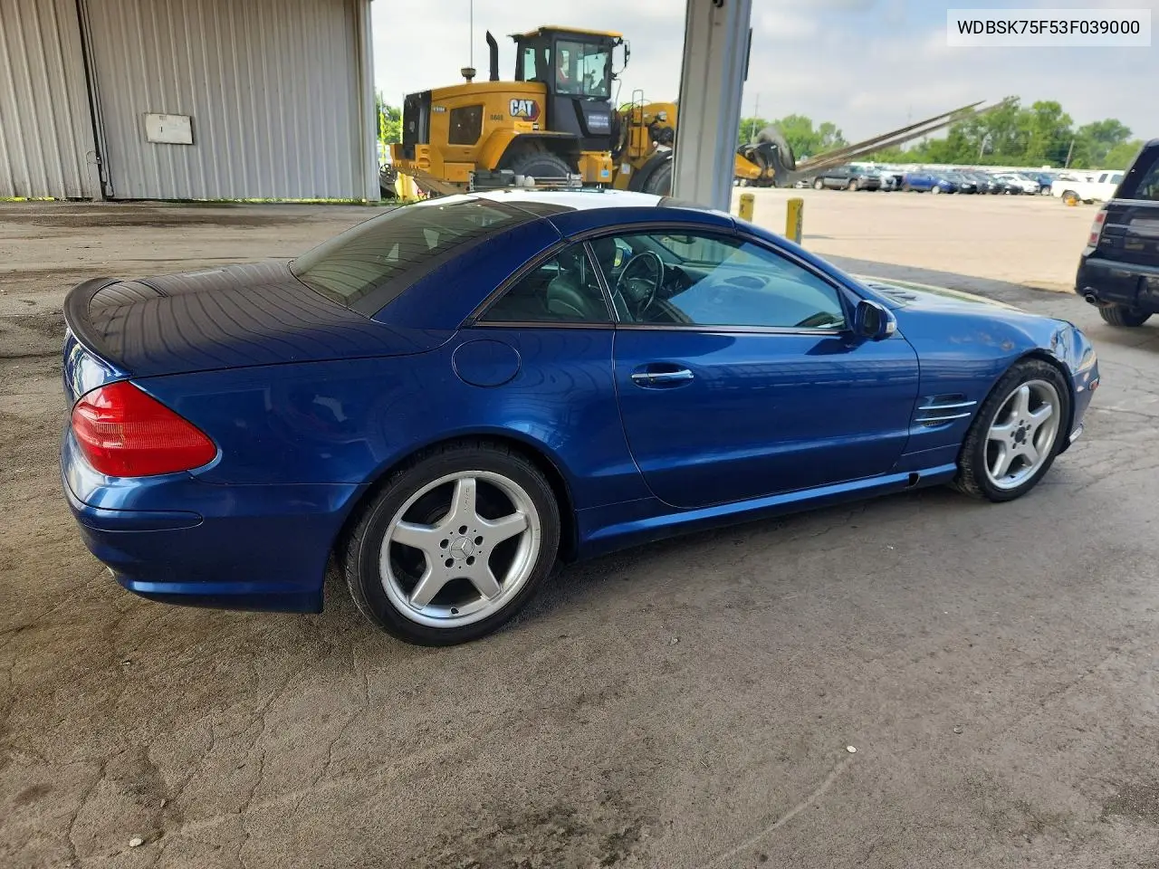 2003 Mercedes-Benz Sl 500R VIN: WDBSK75F53F039000 Lot: 60502046