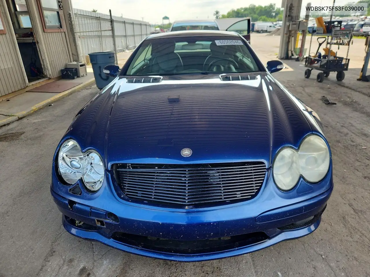 2003 Mercedes-Benz Sl 500R VIN: WDBSK75F53F039000 Lot: 60502046