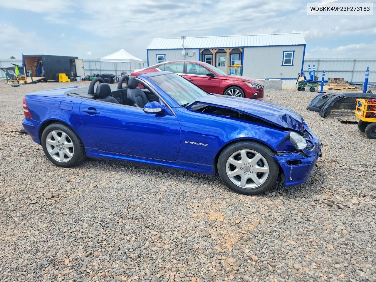 2003 Mercedes-Benz Slk 230 Kompressor VIN: WDBKK49F23F273183 Lot: 60655216