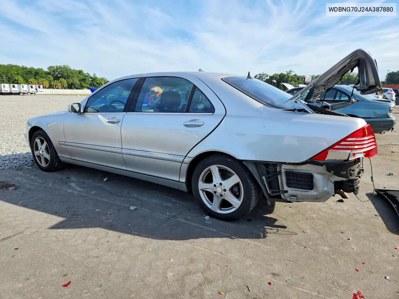 2004 Mercedes-Benz S 430 VIN: WDBNG70J24A387880 Lot: 58003746