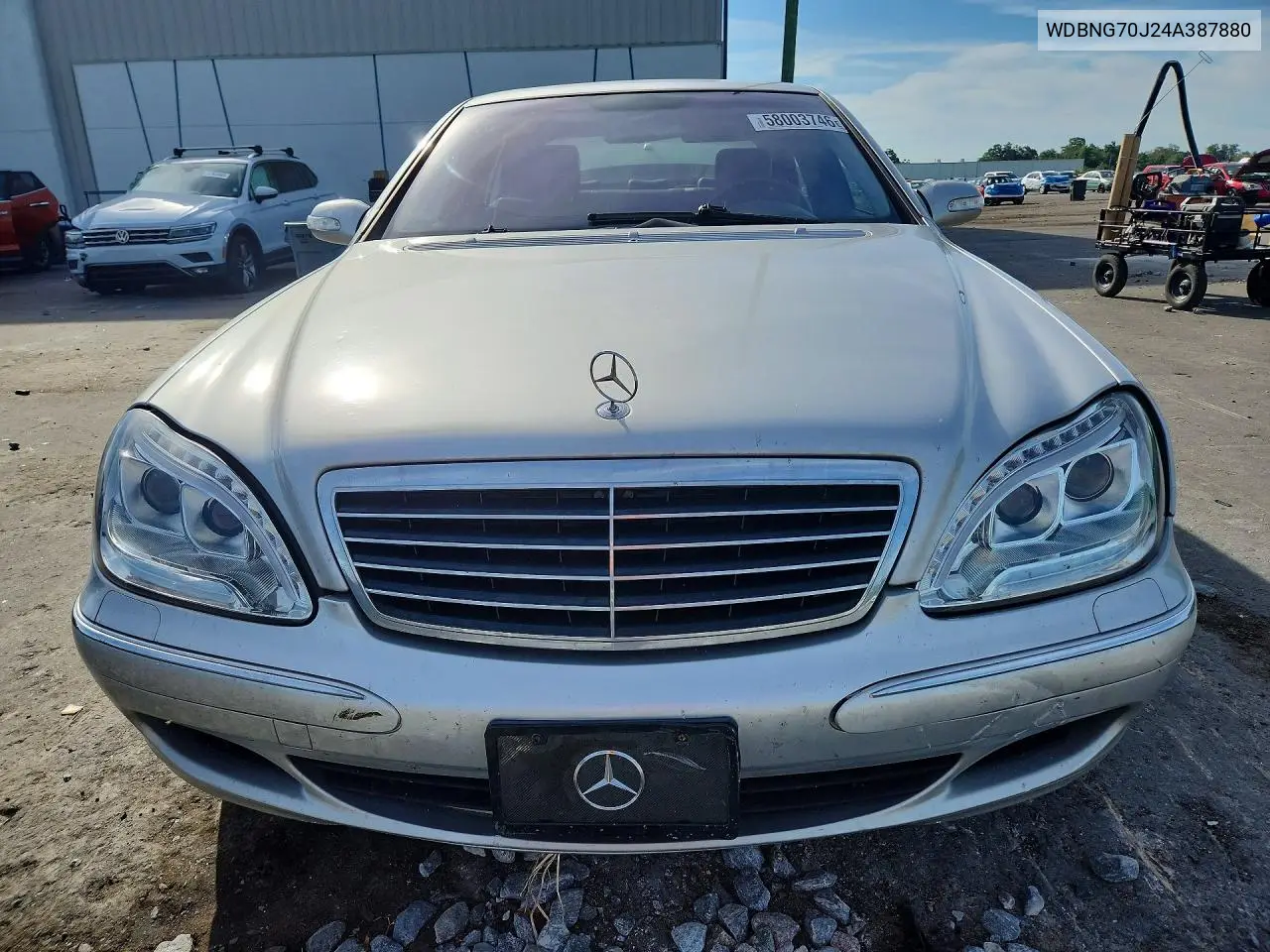 2004 Mercedes-Benz S 430 VIN: WDBNG70J24A387880 Lot: 58003746