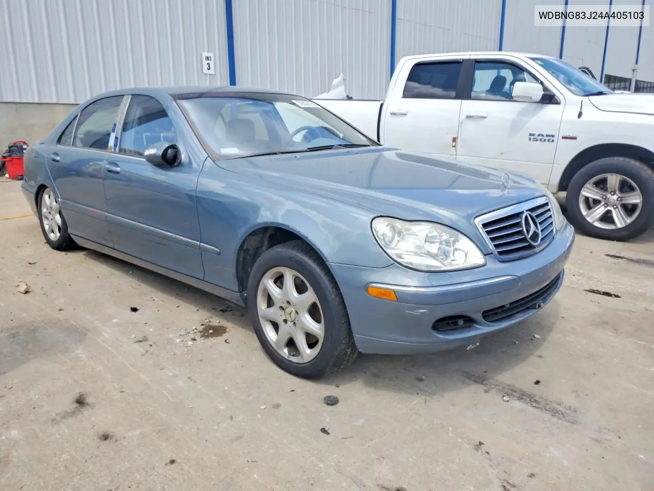 2004 Mercedes-Benz S 430 4Matic VIN: WDBNG83J24A405103 Lot: 59325166