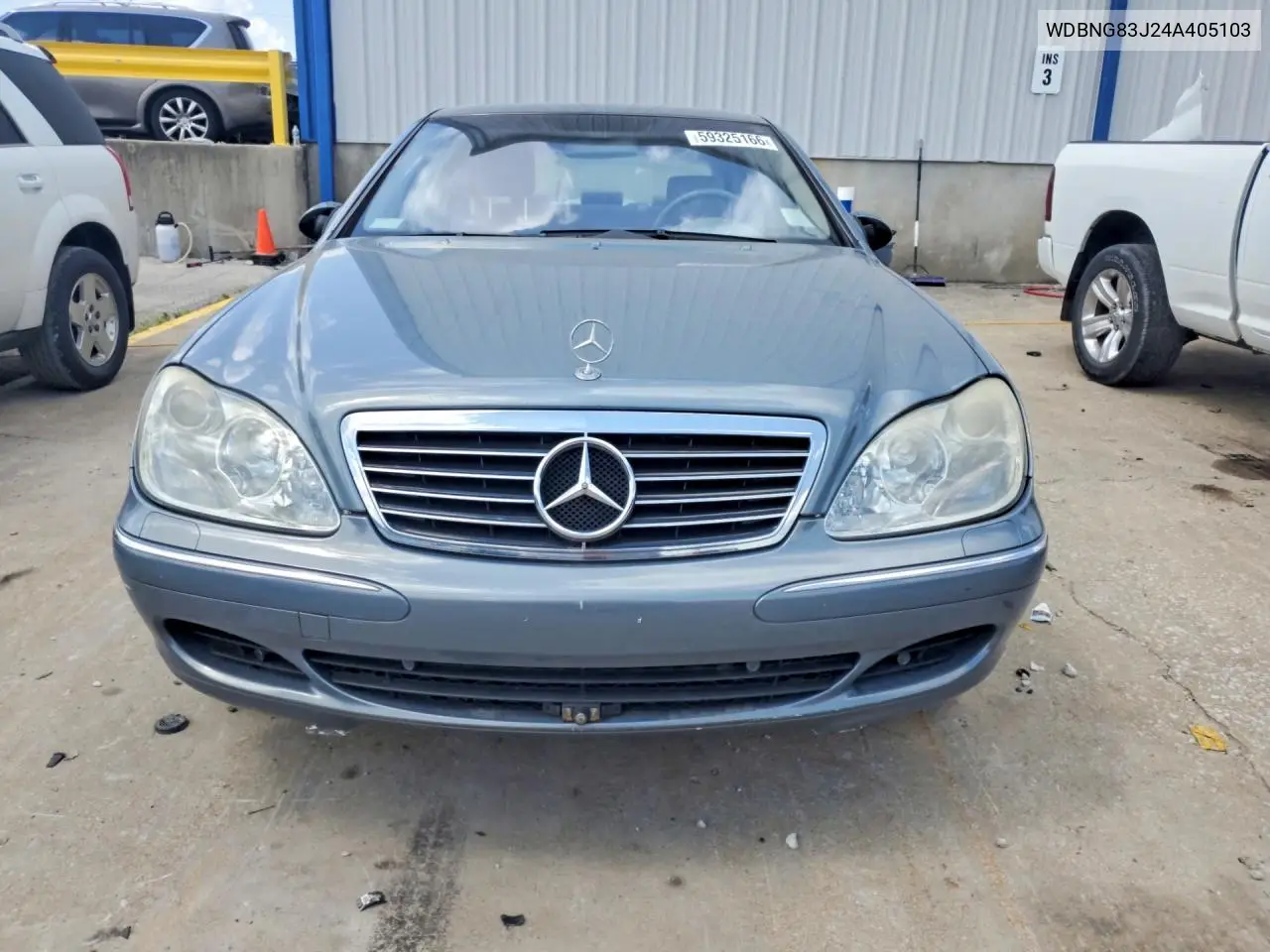 2004 Mercedes-Benz S 430 4Matic VIN: WDBNG83J24A405103 Lot: 59325166