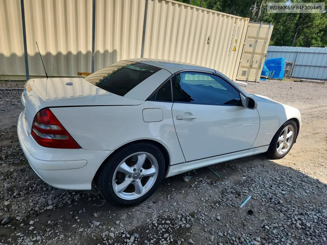2004 Mercedes-Benz Slk 320 VIN: WDBKK65F84F300485 Lot: 59600256