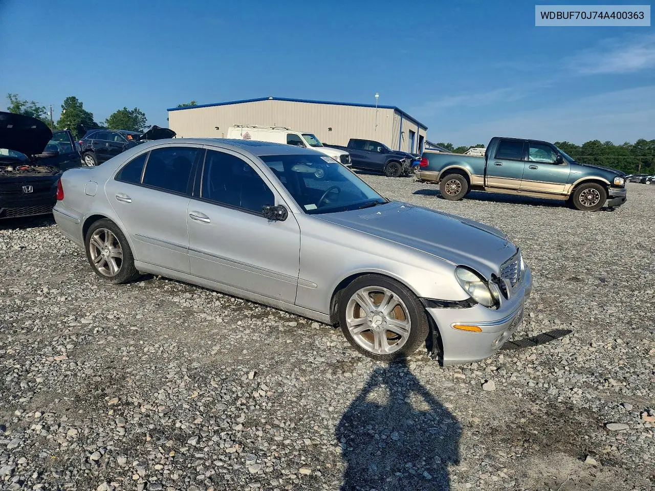 2004 Mercedes-Benz E 500 VIN: WDBUF70J74A400363 Lot: 60416056