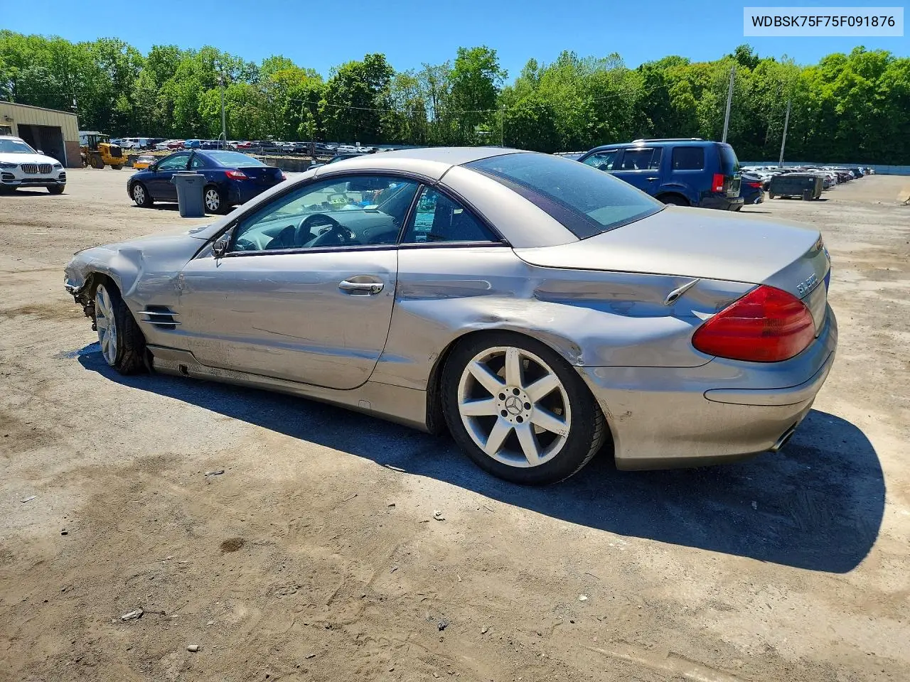 2005 Mercedes-Benz Sl 500 VIN: WDBSK75F75F091876 Lot: 54876796