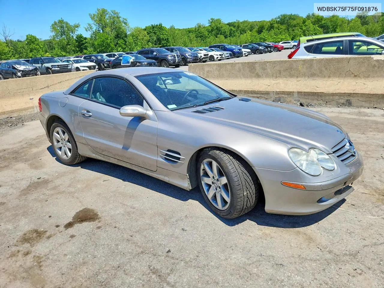 2005 Mercedes-Benz Sl 500 VIN: WDBSK75F75F091876 Lot: 54876796