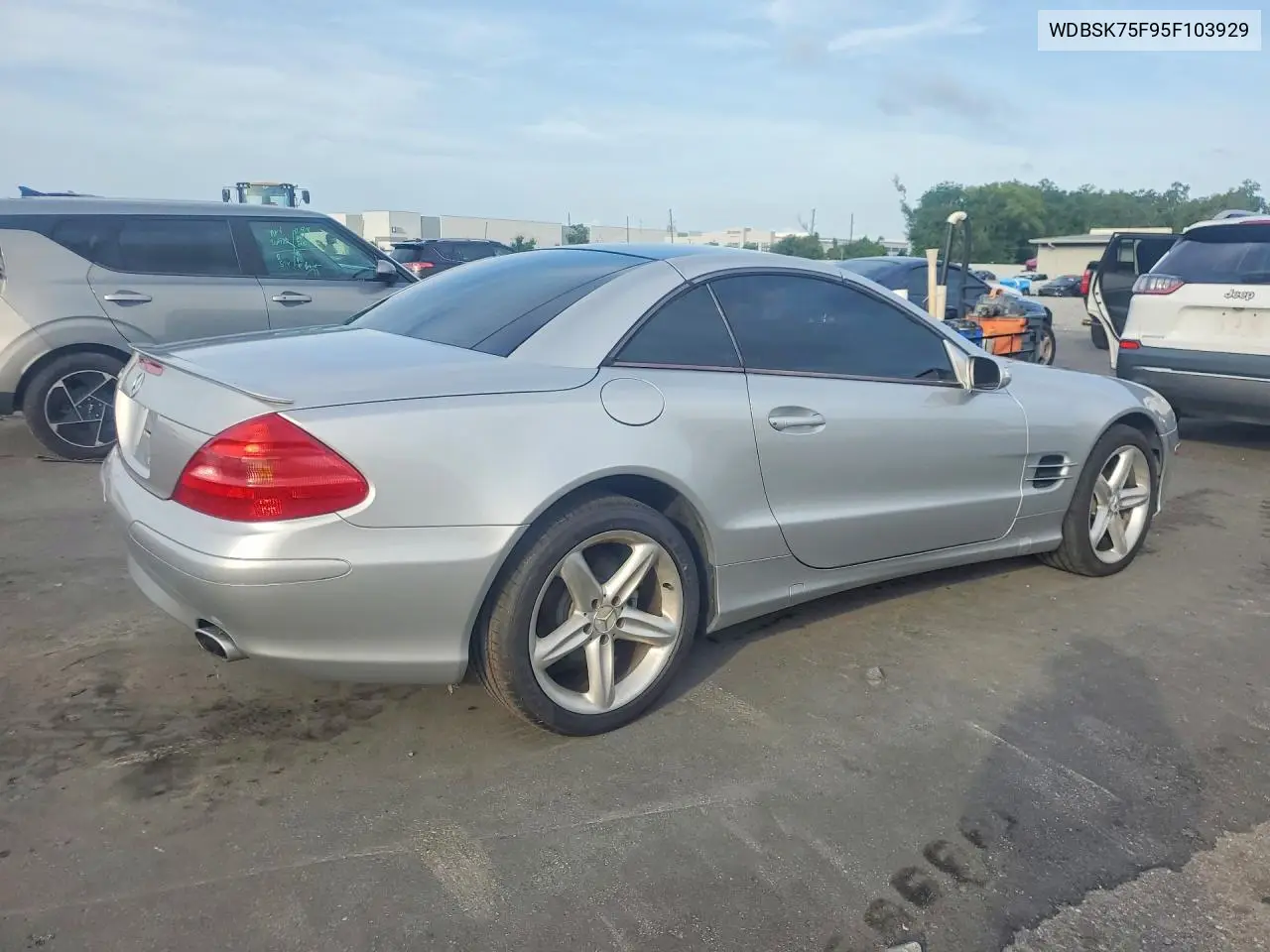 2005 Mercedes-Benz Sl 500 VIN: WDBSK75F95F103929 Lot: 55603586