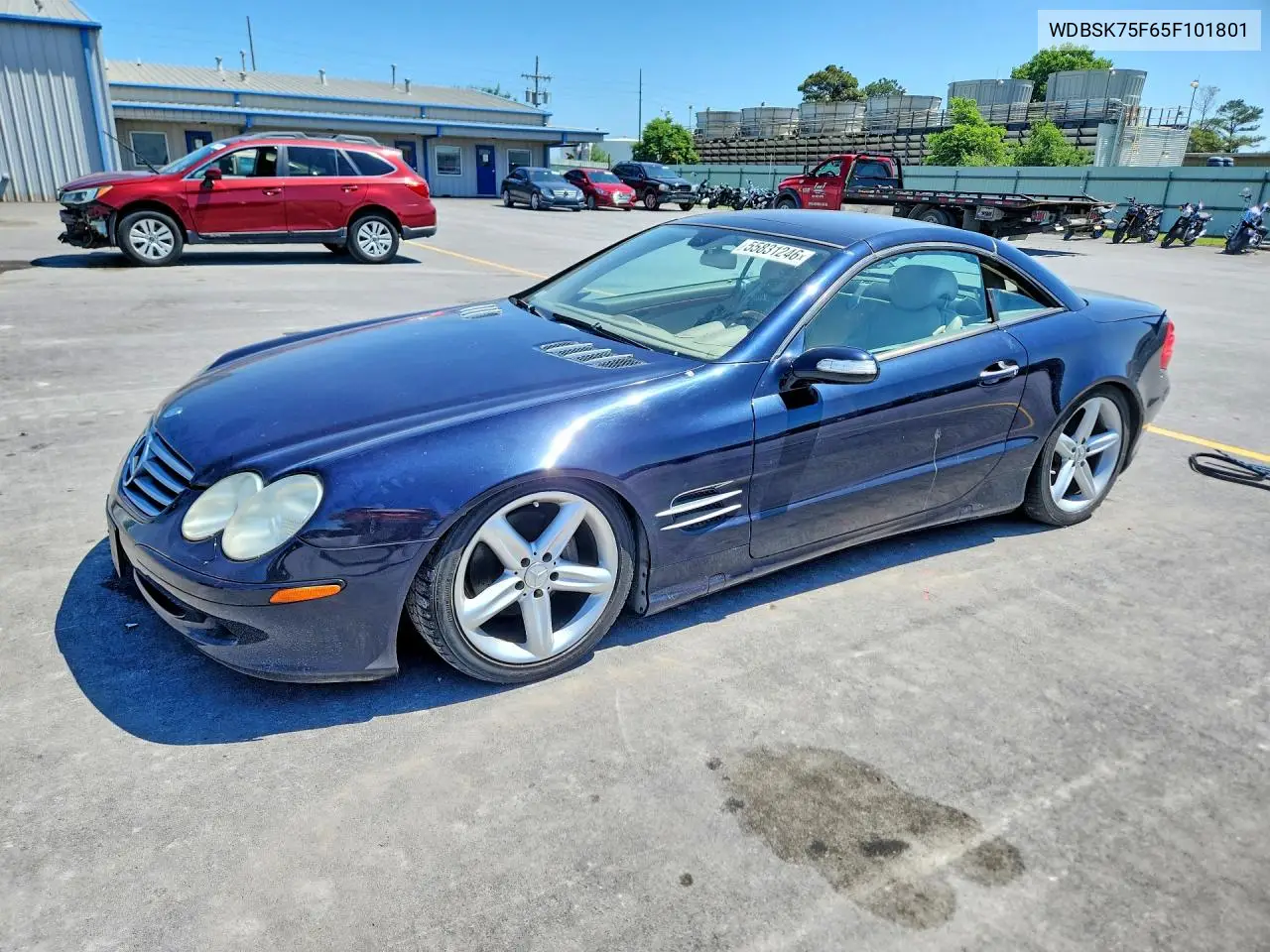 2005 Mercedes-Benz Sl 500 VIN: WDBSK75F65F101801 Lot: 55831246