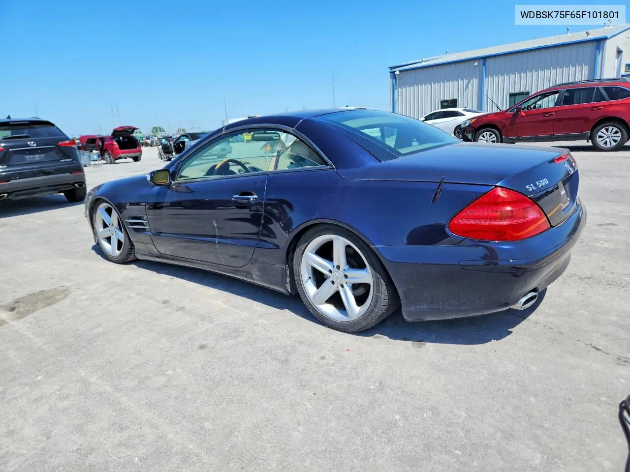 2005 Mercedes-Benz Sl 500 VIN: WDBSK75F65F101801 Lot: 55831246