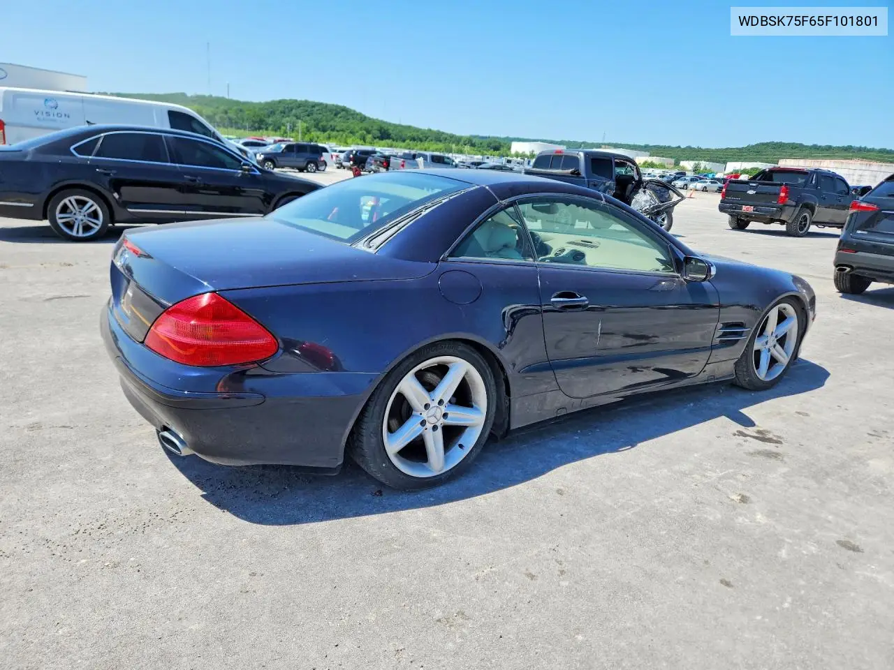 2005 Mercedes-Benz Sl 500 VIN: WDBSK75F65F101801 Lot: 55831246