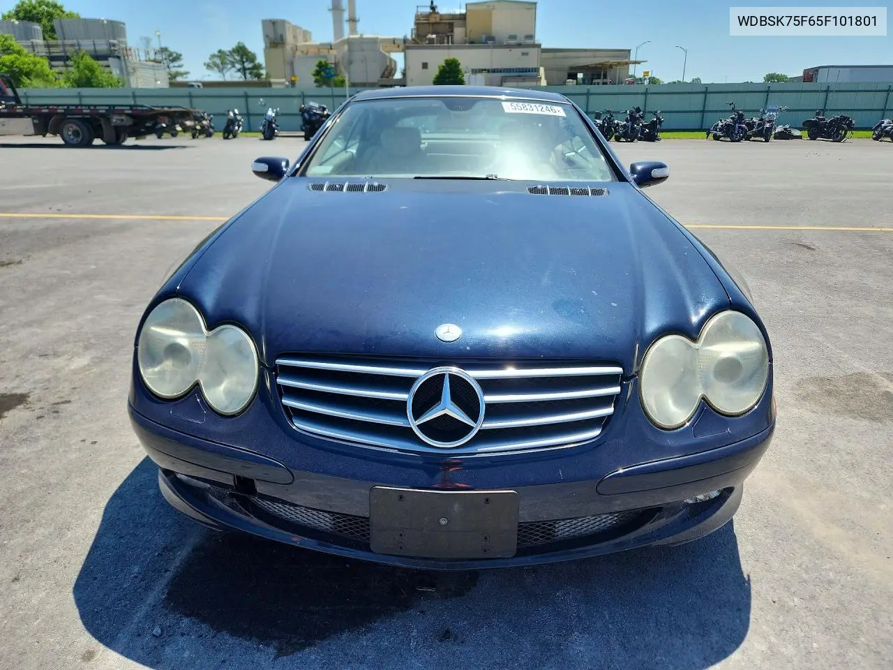 2005 Mercedes-Benz Sl 500 VIN: WDBSK75F65F101801 Lot: 55831246