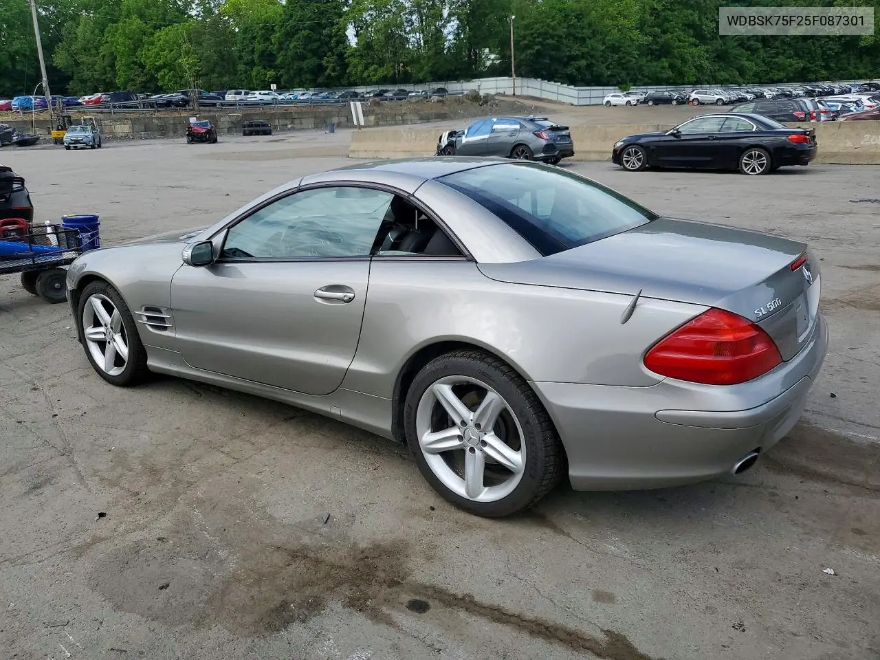 2005 Mercedes-Benz Sl 500 VIN: WDBSK75F25F087301 Lot: 56487996