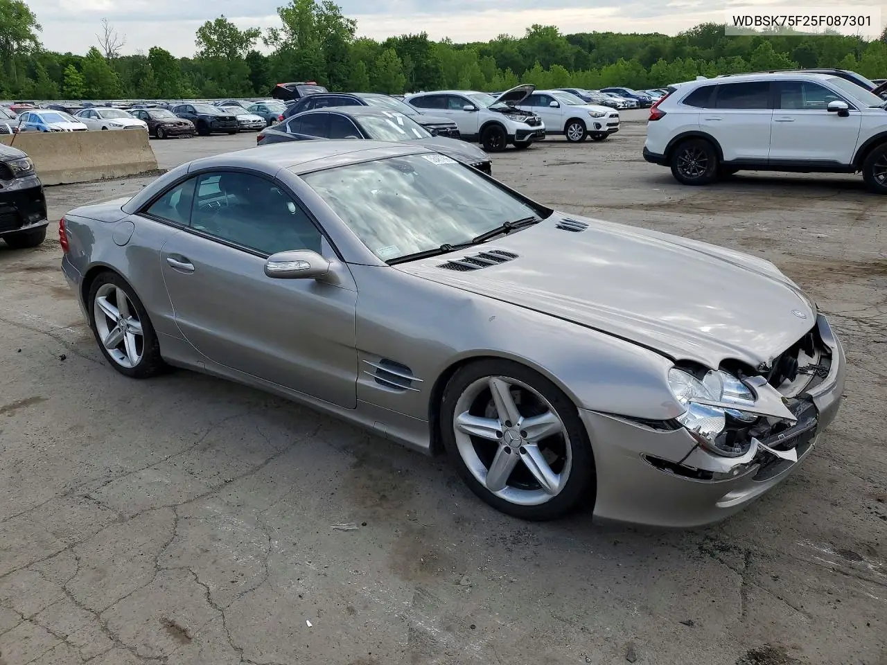 2005 Mercedes-Benz Sl 500 VIN: WDBSK75F25F087301 Lot: 56487996