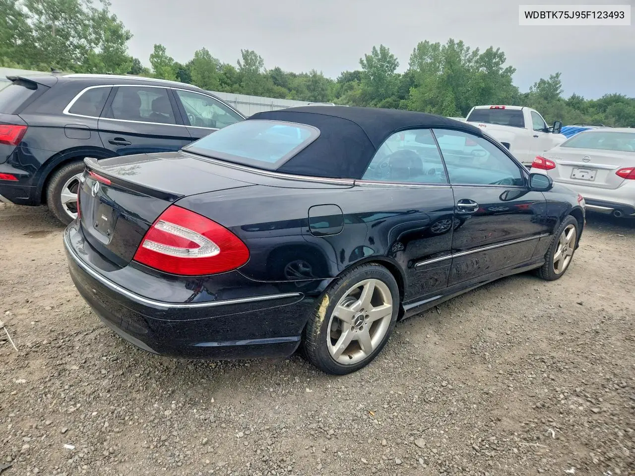 2005 Mercedes-Benz Clk 500 VIN: WDBTK75J95F123493 Lot: 57698106
