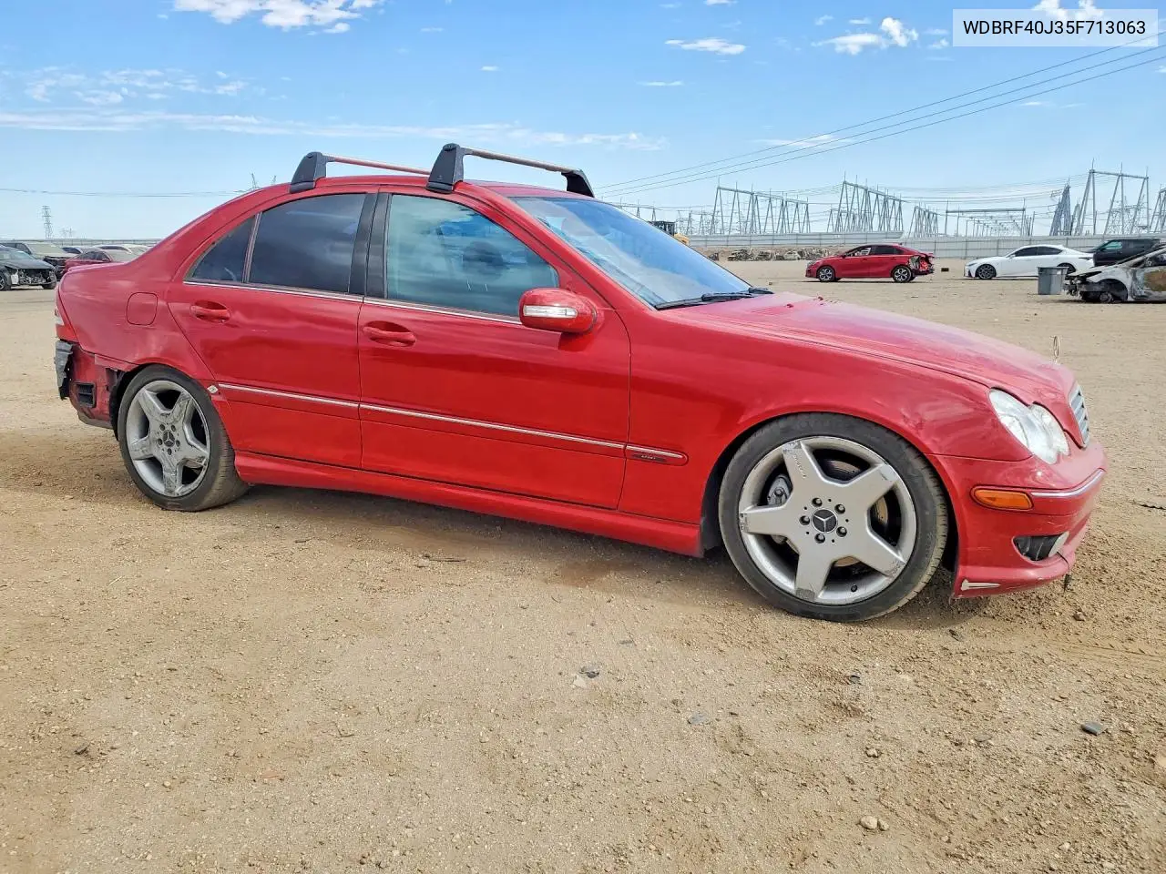 2005 Mercedes-Benz C 230K Sport Sedan VIN: WDBRF40J35F713063 Lot: 58746506