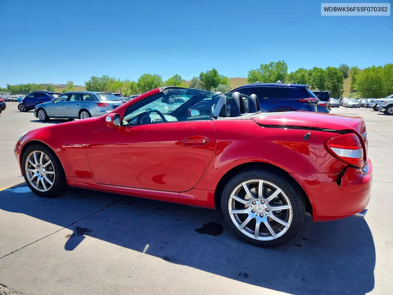 2005 Mercedes-Benz Slk 350 VIN: WDBWK56F55F070352 Lot: 60594216