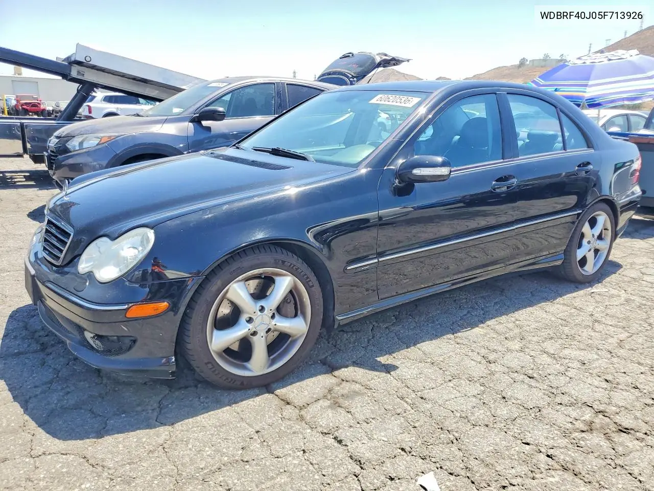 2005 Mercedes-Benz C 230K Sport Sedan VIN: WDBRF40J05F713926 Lot: 60620536
