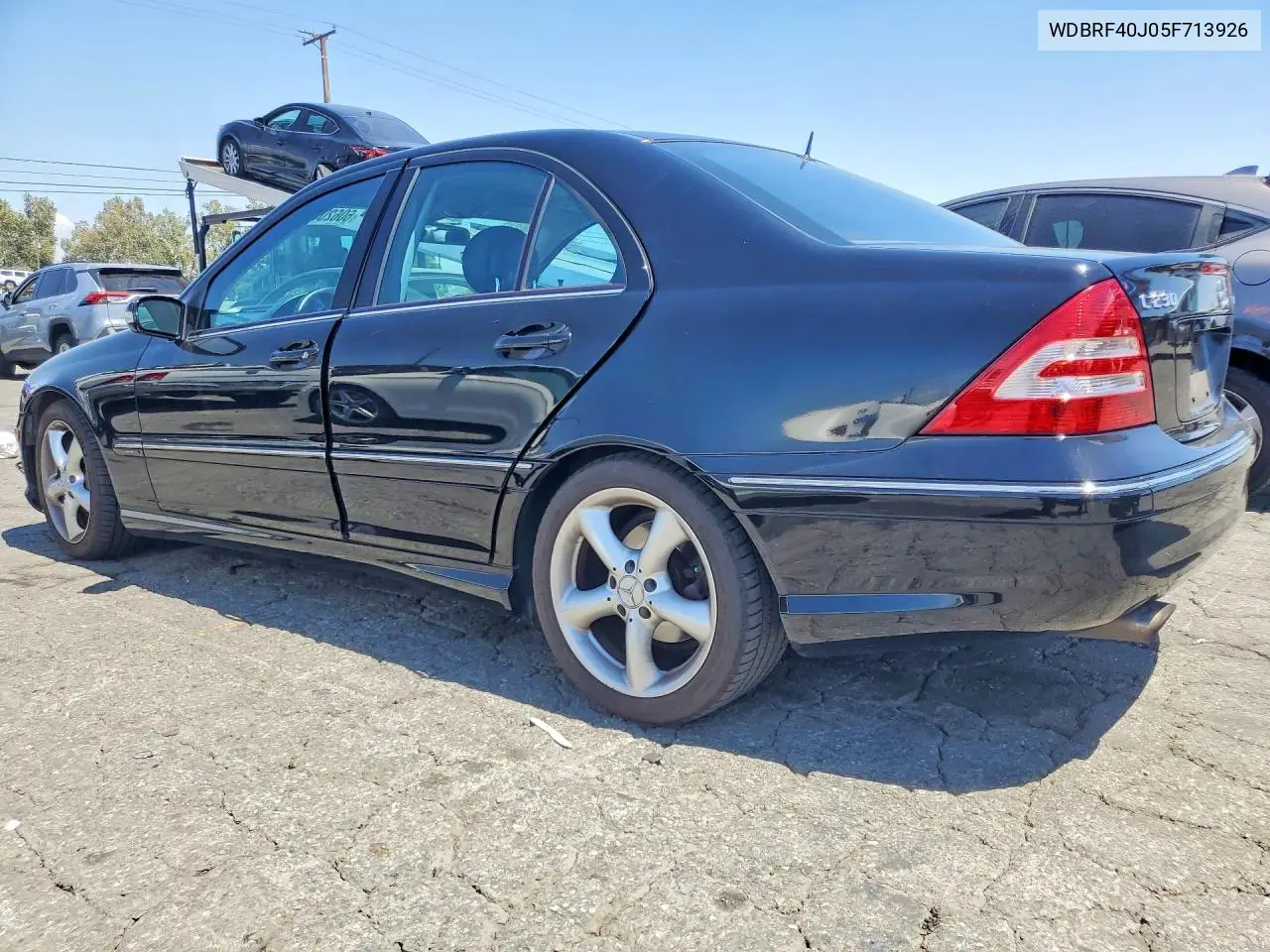 2005 Mercedes-Benz C 230K Sport Sedan VIN: WDBRF40J05F713926 Lot: 60620536