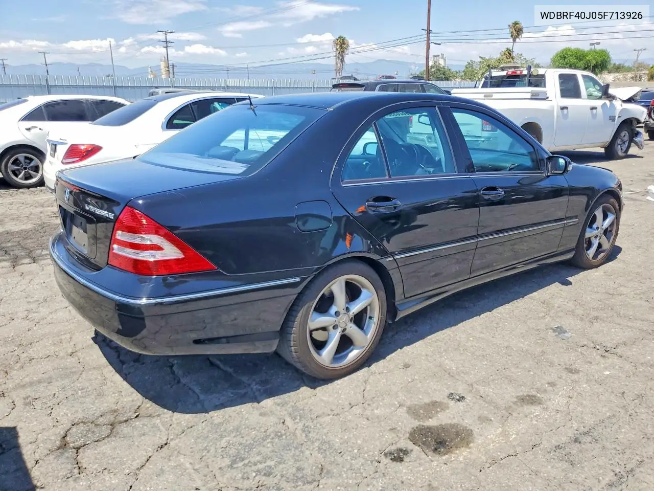 2005 Mercedes-Benz C 230K Sport Sedan VIN: WDBRF40J05F713926 Lot: 60620536