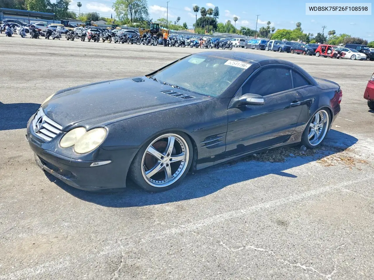 2006 Mercedes-Benz Sl 500 VIN: WDBSK75F26F108598 Lot: 52541796