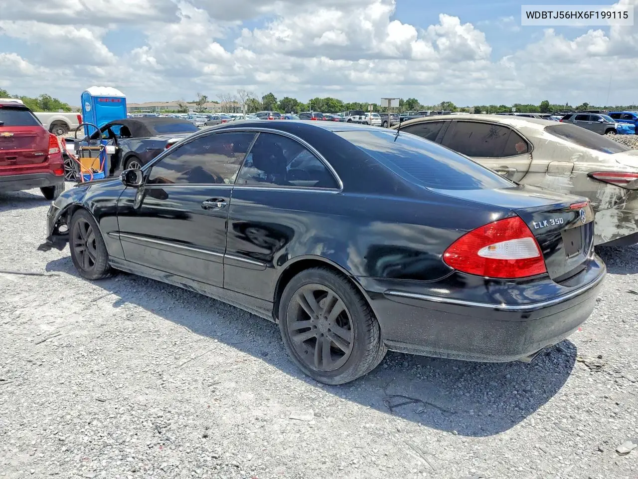 2006 Mercedes-Benz Clk 350 VIN: WDBTJ56HX6F199115 Lot: 52731886