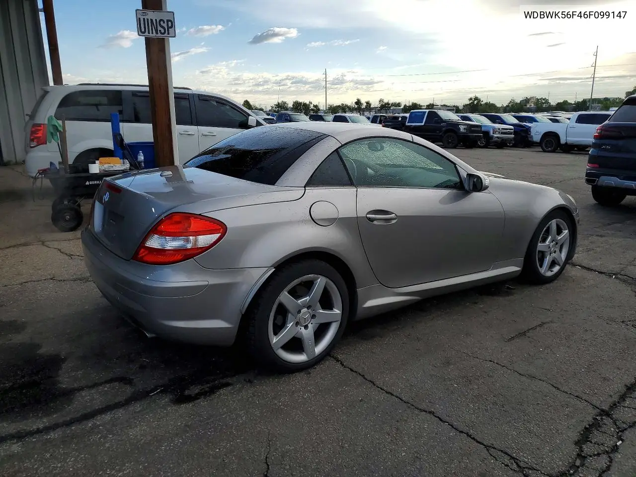 2006 Mercedes-Benz Slk 350 VIN: WDBWK56F46F099147 Lot: 54210246