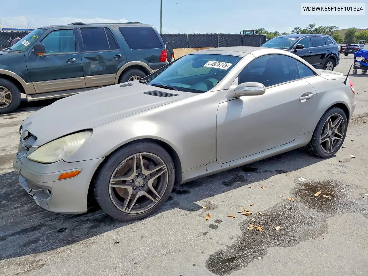 2006 Mercedes-Benz Slk 350 VIN: WDBWK56F16F101324 Lot: 54965146